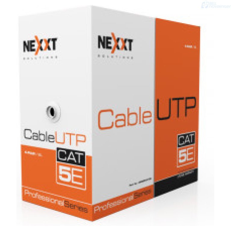 ROLLO CABLE NEXXT UTP 300 METROS CAT 5E 4 PARES AZUL