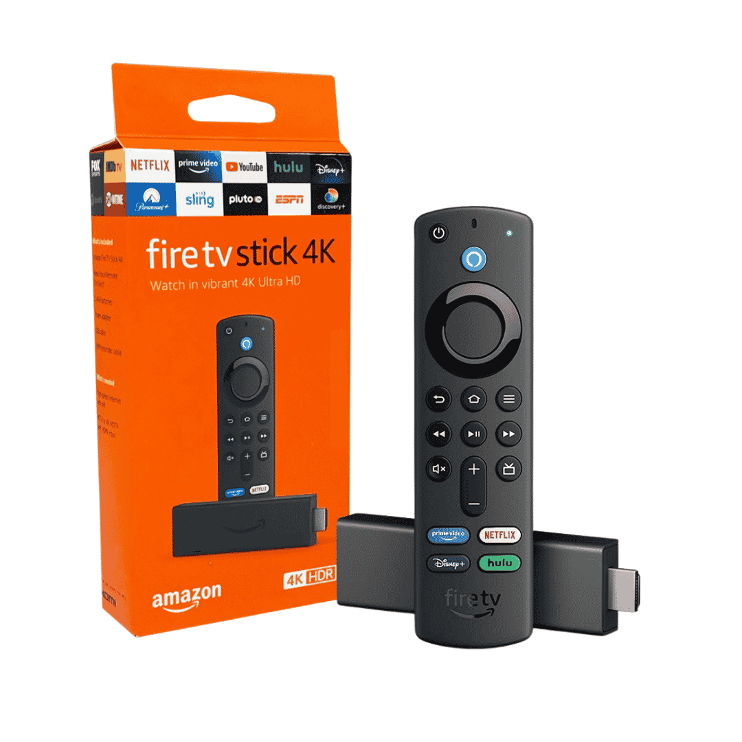 CONVERTIDOR AMAZON FIRE TV STICK 4K HDR ULTRA HD ALEXA VOICE CONTROL NEGRO