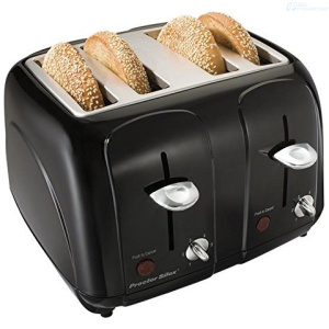 TOSTADORA PROCTOR SILEX 24201 NEGRA PARA CUATRO PANES