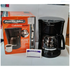 CAFETERA PROCTOR SILEX 48524RY NEGRA 12 TAZAS