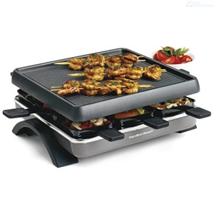 RACLETTE GRILL HAMILTON BEACH 31602 TEMPERATURA AJUSTABLE