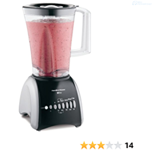 LICUADORA HAMILTON BEACH 50639R 10 VELOCIDADES NEGRA