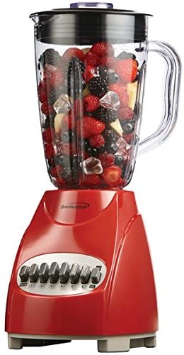 LICUADORA BRENTWOOD JB-920R JARRO DE VIDRIO ROJA