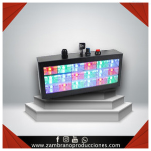 LED RGB STROBE EUROLITE EF565 18 LUCES
