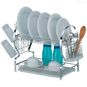 PLATERO METALICO SAKURA AE-909 2 LAYER WALLHUNG DISH DRAINER 57AMH0C