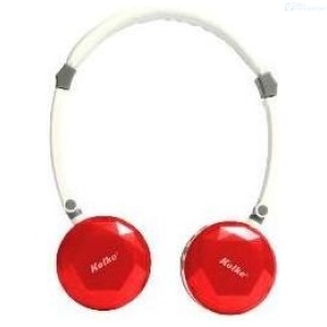 AUDIFONO KOLKE KASD-100 MICRO SD ROJO/BLANCO DIAMANTE audifono BellNovainser