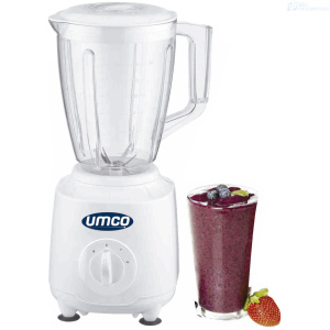 LICUADORA UMCO PLASTICA CON VASO DE VIDRIO 2 VELOCIDADES 1.5 LITROS