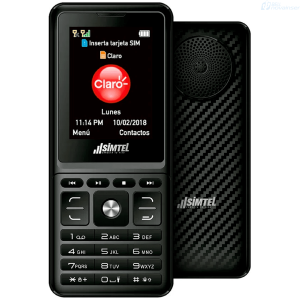 CELULAR SIMTEL 4400  NEGRO PANTALLA  LCD 2.4 DUAL SIM