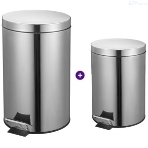 TACHO BASURA ACERO INOX 12 LITROS