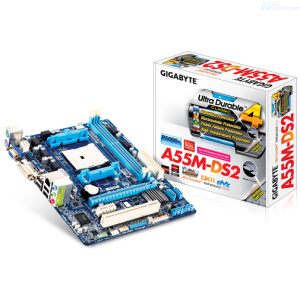 MAINBOARD GIGABYTE A55-DS2 AMD A55 USB 2.0