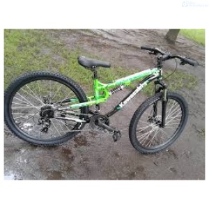 BICICLETA KAWASAKI GG001 ARO 27.5 COLOR VERDE DOB/SUS
