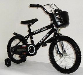 BICICLETA MICARGI ARO 16 BMX NEGRA KIDDY-Q