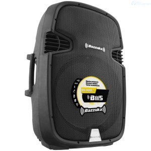 CAJA AMPLIFICADA BAZZUKA BZ-BZKB115N-209B ACTIVO 20.000 WATTS 15 PULG NEGRO BT/USB/SD/FM