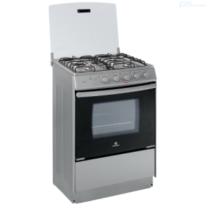COCINA INDURAMA CORUÑA QUARZO 4 QUEMADORES 24 PLGDA CROMADA 30001103