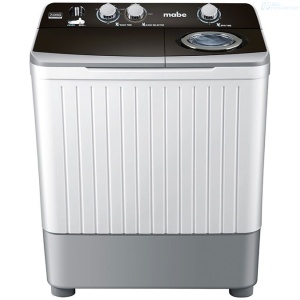 LAVADORA MABE 15 LIBRAS/7 KG BLANCA DOBLE TANQUE LMDE7023PBABO
