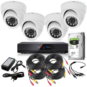 KIT CAMARA SEGURIDAD CCTV 4 CAMARAS