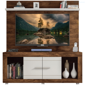MESA PARA TV EL BOSQUE TRIUNFO + PANEL 160X112.50X