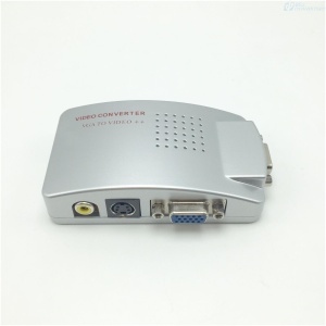 CONVERTIDOR QS410 PC-TV CON VGA A RCA Y S- VIDEO
