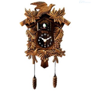 RELOJ PARED CLOCK CASITA CUCU T53-1 PEQUEÑO