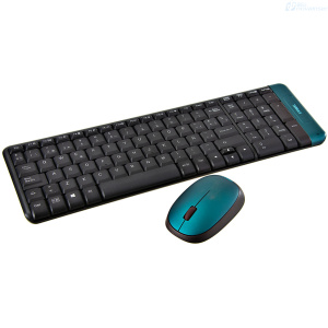 COMBO TECLADO/MOUSETERRAX TX-220 INALAMBRICO NEGRO/ROJO/AZUL