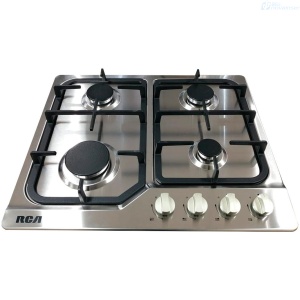 ENCIMERA RCA 4 QUEMADORES A GAS ENCENDIDO ELECTRICO 60G40ME401SFN 5RCOM0H 60S-401