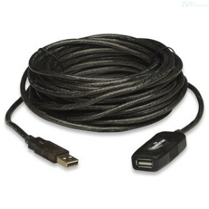 EXTENCION MANHATTAN USB 2.0 NEGRO 10 METROS