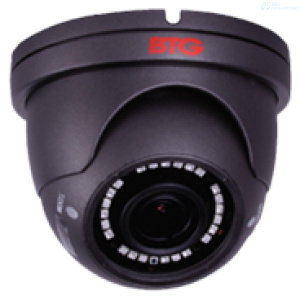 CAMARA SEGURIDAD BTG BOLIDE TIPO DOMO 2MP 4 EN 1 GRIS VARIFOCAL BTG1209IRODVA/28AHQ