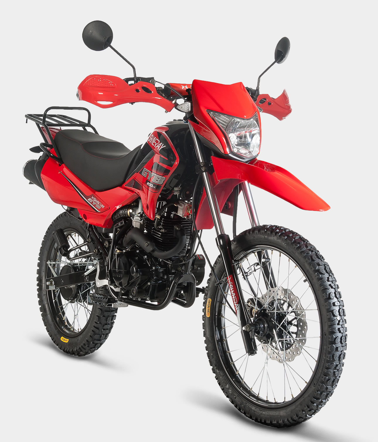 MOTO RANGER 200GY-8 ROJO/NEGRO CROSS CILINDRAJE 200 *** moto BellNovainser