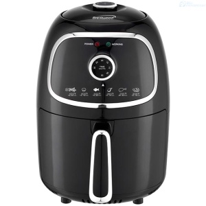 FREIDORA DE AIRE BRENTWOOD AF-202BK ELECTRICA 2 LITROS 1200 WATTS NEGRA/PL