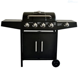 PARRILLA HOME A GAS G2087D 4 QUEMADORES NEGRO