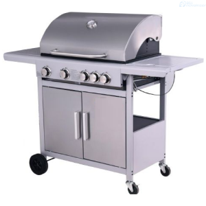 PARRILLA HOME A GAS KYQL24T 5 QUEMADORES SILVER