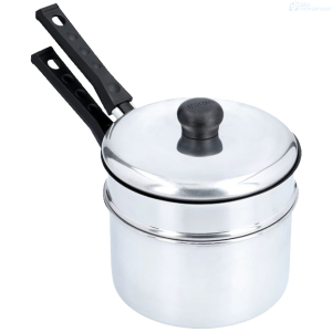 OLLA IMUSA ALUMINIO C/TAPA BANO MARIA 2.8 LITROS 5850000588