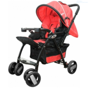 COCHE PARA BEBE 206 ROJO