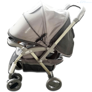 COCHE PARA BEBE T300 BLANCO/GRIS