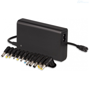CARGADOR UNIVERSAL ARGOM TECH ARG-AC-0097A000445 90W SLIM PARA LAPTO