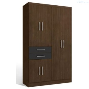 ARMARIO EL BOSQUE BALDU S462-JA JACARANDA 6 PUERTAS 2 CAJONES