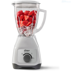 LICUADORA OSTER BLSTKAG-WRD-013 VASO VIDRIO 1.5 L 2 VELOCIDADES C/PULSO 800W BLANCO