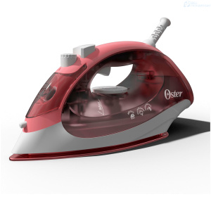 PLANCHA OSTER GCSTBS5053-013 ROJO A VAPOR AEROCERAMIC EFICIENTE Y COMPACTA