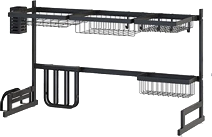 PLATERO METALICO SAKURA DS-6304A2 KITCHEN SHELF ORGANIZER 57AM8Q1