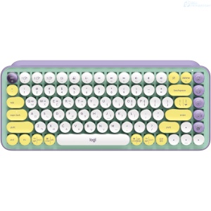 TECLADO MOUSE LOGITECH MECANICO INALAMBRICO POP LILA