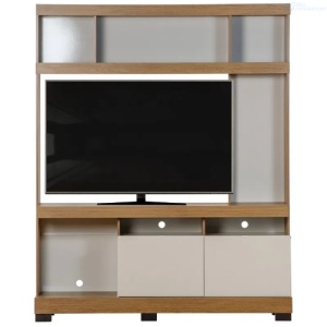 CENTRO ENTRETENIMIENTO EL BOSQUE IDEALLE 55 PLGDA F.00652.303 ROBLE CLARO/BLANCO