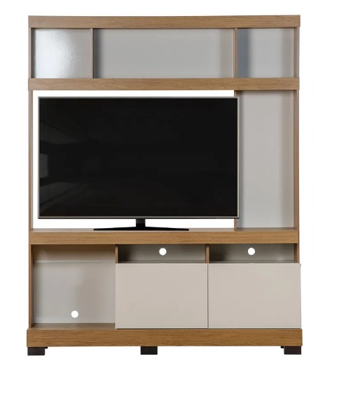 CENTRO ENTRETENIMIENTO EL BOSQUE IDEALLE 55 PLGDA F.00652.303 ROBLE CLARO/BLANCO