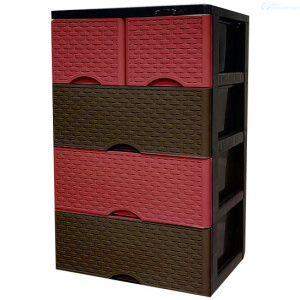 ARMARIO HOUSEWARE OVIPLAX AMERICANO ROJO CAFE