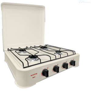 COCINETA ECOLINE BARI 4 QUEMADORES C/T BEIGE GLP 123502