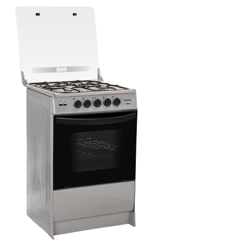 COCINA ECOLINE BIANCA 4 QUEMADORES 24 PLGDAS C/T SILVER 885006