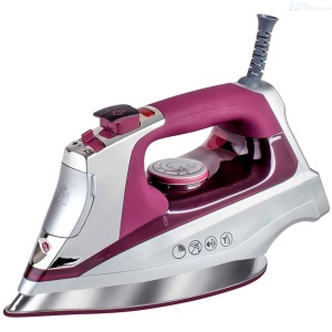 PLANCHA BLACK DECKER D3035 VAPOR VARIABLE 1600W SUELA TITANIO LILA