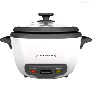 OLLA ARROCERA BLACK DECKER RC514 14 TAZAS 3.3 LITROS BLANCA