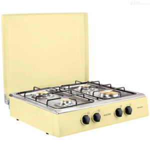 COCINETA ECOLINE FLORENCIA II 4 QUEMADORES 24 C/T LX GLP AMARILLA 115801