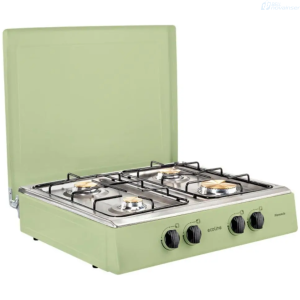 COCINETA ECOLINE FLORENCIA II 4 QUEMADORES 24 C/T LX GLP VERDE 115805