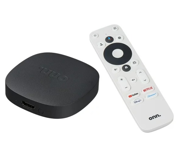 CONVERTIDOR ONN GOOGLE TV 4K STREAMING BOX HDMI NEGRO